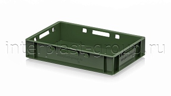 Ящик для мяса и колбасных изделий Е-1 зеленый в Волгодонске Ящик для мяса и колбасных изделий Е-1 зеленый в Волгодонске