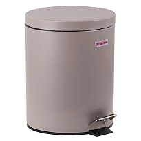Ведро-контейнер для мусора (урна) с педалью LAIMA Classic, 12 л, серое, матовое, металл, со съемным внутренним ведром в Волгодонске Ведро-контейнер для мусора (урна) с педалью LAIMA Classic, 12 л, серое, матовое, металл, со съемным внутренним ведром в Волгодонске