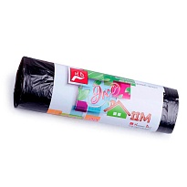 Мешки для мусора 30 л, черные, в рулоне 20 шт., ПНД, 6 мкм, 600х500 мм, Концепция Быта ЭкоДом, 601348 в Волгодонске Мешки для мусора 30 л, черные, в рулоне 20 шт., ПНД, 6 мкм, 600х500 мм, Концепция Быта ЭкоДом, 601348 в Волгодонске