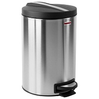 Ведро-контейнер для мусора (урна) с педалью LAIMA Modern, 12 л, матовое, нержавеющая сталь, со съемным внутренним ведром в Волгодонске Ведро-контейнер для мусора (урна) с педалью LAIMA Modern, 12 л, матовое, нержавеющая сталь, со съемным внутренним ведром в Волгодонске