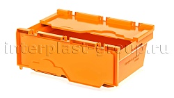 Вкладываемый контейнер KV 6422 с распашной крышкой оранжевый