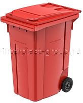 Мусорный контейнер 360 л красный 360 красный в Волгодонске Мусорный контейнер 360 л красный 360 красный в Волгодонске