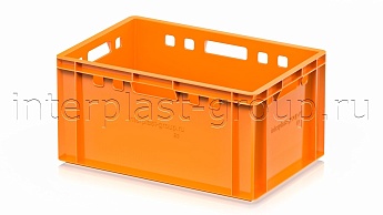 Ящик для мяса и колбасных изделий Е-3 оранжевый в Волгодонске Ящик для мяса и колбасных изделий Е-3 оранжевый в Волгодонске
