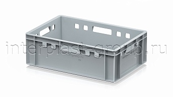 Ящик для мяса и колбасных изделий Е-2 серый в Волгодонске Ящик для мяса и колбасных изделий Е-2 серый в Волгодонске