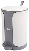 Контейнер для мусора Sтилъ с педалью 11 л серый 11 серый в Волгодонске