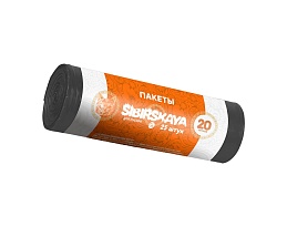 Мешки для мусора 20 л, черные, в рулоне 25 шт., ПНД, 6 мкм, 420х450 мм, SIBIRSKAYA, 101-001 S в Волгодонске Мешки для мусора 20 л, черные, в рулоне 25 шт., ПНД, 6 мкм, 420х450 мм, SIBIRSKAYA, 101-001 S в Волгодонске