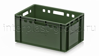 Ящик для мяса и колбасных изделий Е-3 зеленый в Волгодонске Ящик для мяса и колбасных изделий Е-3 зеленый в Волгодонске