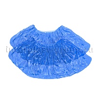 Бахилы голубые 2000 шт (1000 пар), 16 мкм, однослойные, с одной резинкой, Эконом в Волгодонске