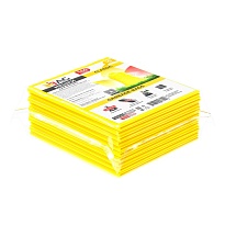 Мешки для мусора 160 л, желтые, в пачке 10 шт., ПВД, 40 мкм, 900х1100 мм, i-Bag в Волгодонске