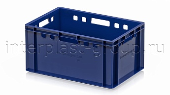 Ящик для мяса и колбасных изделий Е-3 темно-синий в Волгодонске