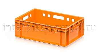 Ящик для мяса и колбасных изделий Е-2 оранжевый в Волгодонске Ящик для мяса и колбасных изделий Е-2 оранжевый в Волгодонске