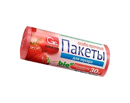 Мешки для мусора 30 л, ароматизированные, Клубника, красные, в рулоне 20 шт., ПНД, 9 мкм, 560х530 мм, GRIFON Aroma, 101-020 K в Волгодонске Мешки для мусора 30 л, ароматизированные, Клубника, красные, в рулоне 20 шт., ПНД, 9 мкм, 560х530 мм, GRIFON Aroma, 101-020 K в Волгодонске