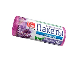 Мешки для мусора 30 л, ароматизированные, Лаванда, сиреневые, в рулоне 20 шт., ПНД, 9 мкм, 560х530 мм, GRIFON Aroma, 101-020 La в Волгодонске Мешки для мусора 30 л, ароматизированные, Лаванда, сиреневые, в рулоне 20 шт., ПНД, 9 мкм, 560х530 мм, GRIFON Aroma, 101-020 La в Волгодонске