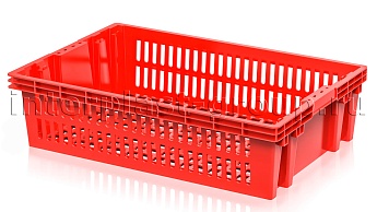 Ящик для овощей, фруктов и хлеба Евролоток морковный в Волгодонске Ящик для овощей, фруктов и хлеба Евролоток морковный в Волгодонске